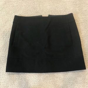 J. Crew Black Wool Mini Skirt Size 4
